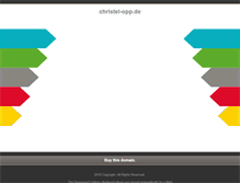 Tablet Screenshot of christel-opp.de